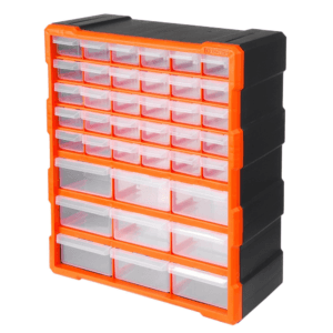 Organizador Plástico 39 Gavetas 19" X 15" X 6-1/4. TACTIX