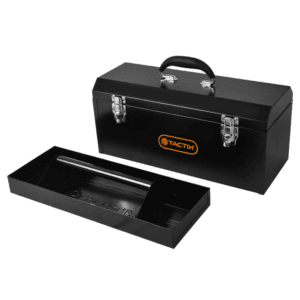 Caja Herramienta Metal con Bandeja 20" X 10" X 10-1/2. TACTIX - Imagen 1