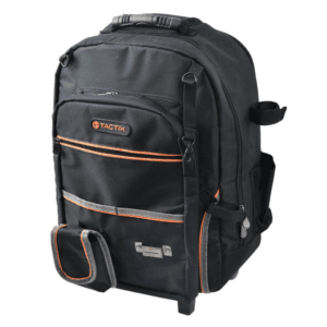 Mochila Portaherramientas 14-1/8 X 8-1/4 X 19-1/2 con Ruedas Y Mango Telescópico. TACTIX - Imagen 1