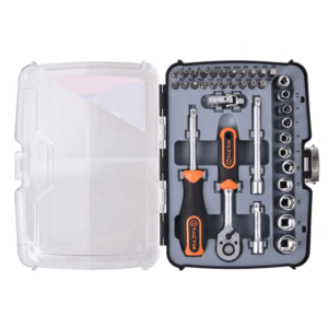 Socket MM Juego Completo P-1/4 37 Piezas. TACTIX - Imagen 1