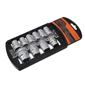 Socket MM Juego Corto Solos P-3/8 10 > 22MM 6PT 10 Piezas. TACTIX - Imagen 1