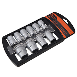 Socket MM Juego Corto Solos P-1/2 10 > 24MM 6PT 10 Piezas. TACTIX - Imagen 1