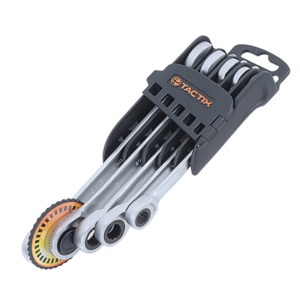 Llave Combinada Ratchet STD 5/16 A 9/16 5 Piezas Juego. TACTIX