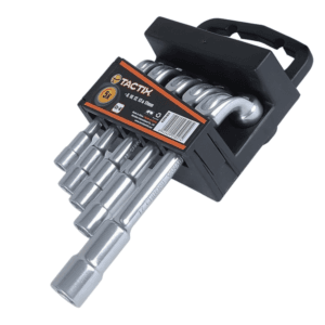 Llave Pipa Abierta Juego 8 A 17MM 5 Piezas. TACTIX - Imagen 1