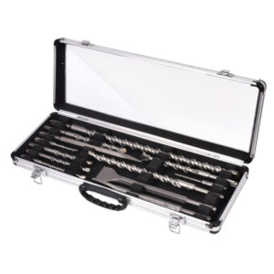 Broca Concreto SDS Plus 3/16 a 3/4 Y 3 Cincel Juego 11 Piezas. TACTIX