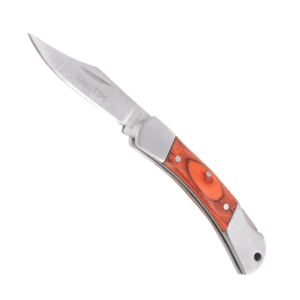 Cuchillo Acero Inoxidable 4-1/2 Plegable con Mango de Madera. TACTIX - Imagen 1