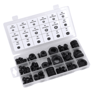 Kit Ojales de Caucho 125 Pieza Caja Plástica. TACTIX - Imagen 1