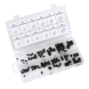 Kit Tornillo Prisionero Allen S/C Pu 175 Piezas Caja Plástica Pulgada. TACTIX - Imagen 1