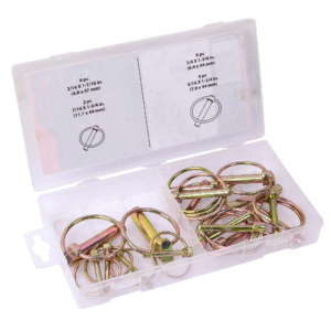 Kit Pasador Seguridad Argolla 16 Piezas Caja Plástica. TACTIX