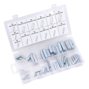 Kit Cuna Cuadrada Galvanizado 60 Piezas Caja Plástica. TACTIX