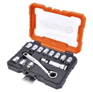 Socket Hueco Juego 14 Piezas 3/8 a 3/4, 10MM a 19MM. TACTIX