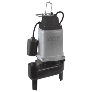 Bomba Sumergible para Aguas Residuales Hierro Fundido 10,000 a 8,000 Galones por Hora 1/2 HP 2" NPT. WAYNE PUMPS