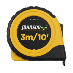 Cinta Métrica Johnson 1/2 X 3MT/10FT con Caucho. JOHNSON LEVEL & TOOL - Imagen 1