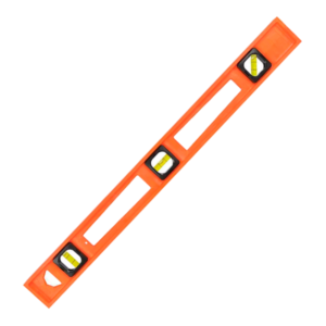 Nivel Resina 24" 3 Aguas Structo-Cast Naranja. JOHNSON LEVEL & TOOL - Imagen 1