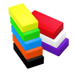 Bloque de Imán 3/8 X 7/8 X 1-7/8 Colores Surtidos. MASTER MAGNETICS, INC - Imagen 1