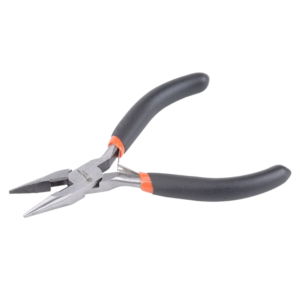 Pinza Punta Fina 4" con Cortador con Forro Color Negro. TACTIX - Imagen 1