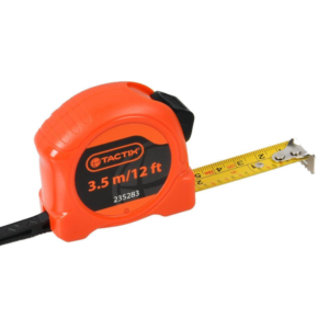 Cinta Métrica ABS 5/8 X 3.5MT/12FT Color Naranja. TACTIX - Imagen 1