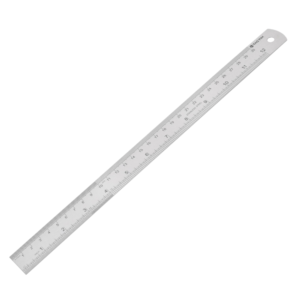 Regla Acero Inoxidable MM/Pulgada 12" X 1" (300MM X 25MM). TACTIX - Imagen 1