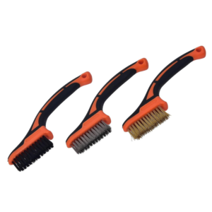 Cepillo Alambre Mini Juego Nylon Bronce Alambre 3 Piezas. TACTIX - Imagen 1