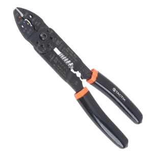 Pinza para Pelar, Cortar y Prensar Cable 8-1/2 8-26AWG. TACTIX - Imagen 1
