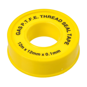 Teflon Cinta Rollo Gas 1/2 X 12MT X 0.15MM 55GM/CM3. TACTIX - Imagen 1
