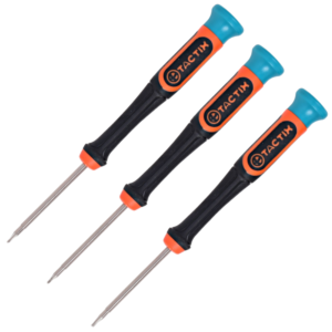 Destornillador de Precisión Torx con Juego de 3 Piezas T-3 T-4 T-5. TACTIX