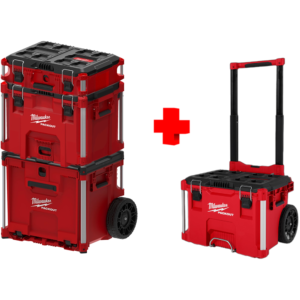 COMBO - MILWAUKEE - Packout con 3 Piezas más 1 Caja Movil