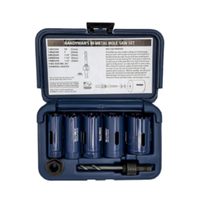 Broca Sierra Metal Juego 7/8 a 1-1/2 con 8 Piezas 9595. BLU-MOL