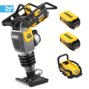 Sapo Compactador Vibratorio 11" POWERSHIFT Inalámbrico 60V con 2 Baterías de 10 Amperios. DEWALT - Imagen 1