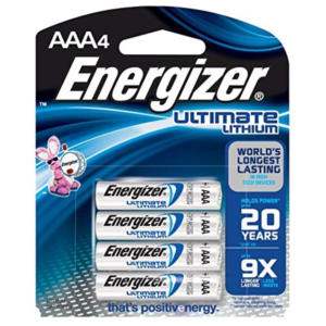 Batería Lithium AAA Paquete 4 Unidades. ENERGIZER BATTERY