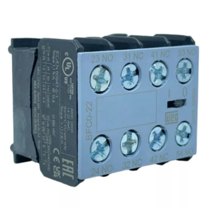 Bloque Contacto Auxiliar para Mini contactor 2NA+2NC. WEG