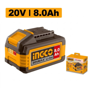 Batería de iones de litio P20S de 20 V y 8,0 Amperios. INGCO